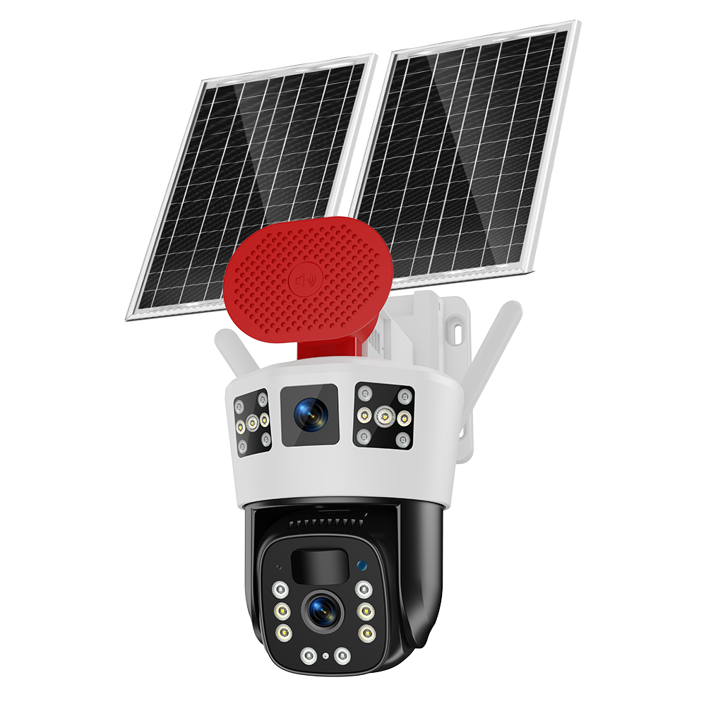 3 Screens 30W Solar Camera